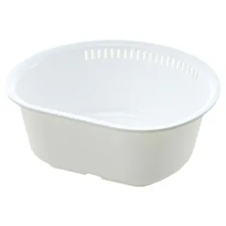 リッチェル シェリー 洗い桶 D型 L Cheri Richell 16956-8 16957-5【食器洗い つけ置き 水切りかご 抗菌 日本製】 ホワイト