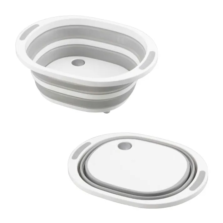 デイズ 折り畳み 洗い桶 DS-09 タマハシ【水切りかご 折りたたみ キッチン 洗濯桶】