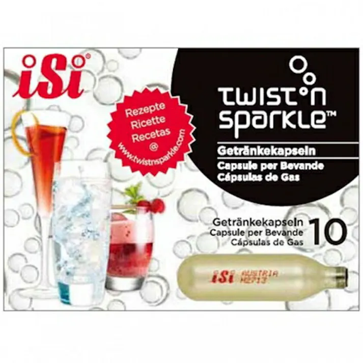 グリーンハウス ツイスパソーダ 炭酸カートリッジ10本×5個セット 計50本 GREEN HOUSE【炭酸水メーカー ソーダメーカー】