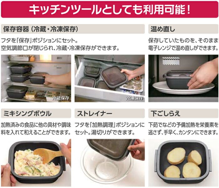 グルラボ マルチセット 電子レンジ調理器 レシピ付き Iwatani