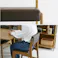 ソフトヴィンテージ風のスクエアチェア Rasic Square Chair ダイニングチェア ブラウン