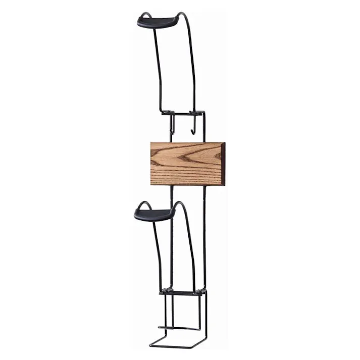 オークス ヘルメットハンガー キーフック グローブホルダー付き AYS33HM【ヘルメット 収納 壁面収納 引っ掛け ハンガー 日本製】