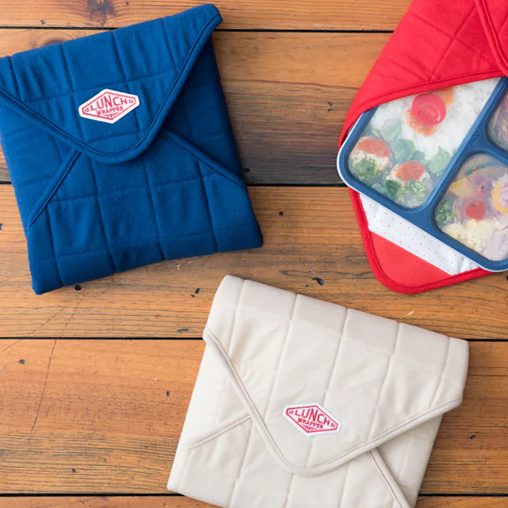 ランチラッパー ポケット付き ネイビー シービージャパン【お弁当包み ランチクロス ランチョンマット】ベージュ