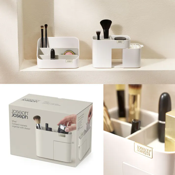 ジョセフジョセフ ビバ 引き出し付きコスメオーガナイザー コンパクト 75003 Joseph Joseph【コスメボックス メイクボックス コスメ収納 化粧品】