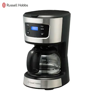 ラッセルホブス ベーシックドリップ 保温機能付き Russell Hobbs 7620JP【コーヒーメーカー 5カップ ガラス容器 フィルター不要 家庭用 キッチン家電】