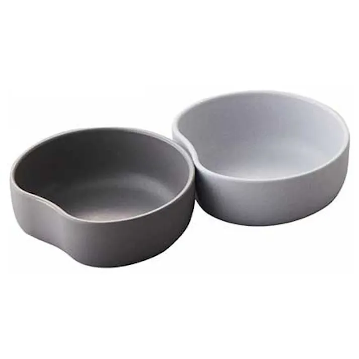 SUCSUC スクスク ボウル2Pセット 逸品社 シュガーランド【ボウル ボール 食器 抗菌 子供用食器 ベビー用品 日本製】 グレー