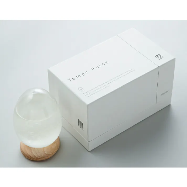 TEMPO PULSE テンポパルス 100percent【クリア ストームグラス インテリア雑貨 置物 オブジェ】