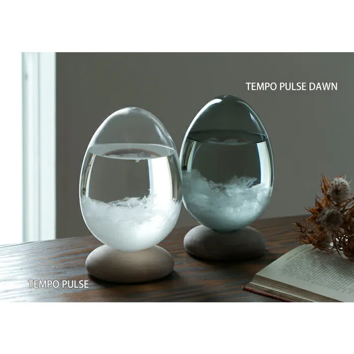 TEMPO PULSE テンポパルス 100percent【クリア ストームグラス インテリア雑貨 置物 オブジェ】