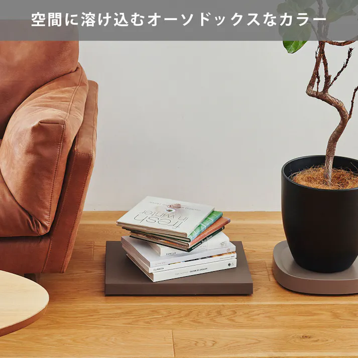 ティディ プラットフォーム 台車 キャスター付き tidy Platform アッシュコンセプト テラモト【平台車 台 コンパクト 家庭用 室内 リビング クローゼット 押入れ インテリア 収納】 ブラウン