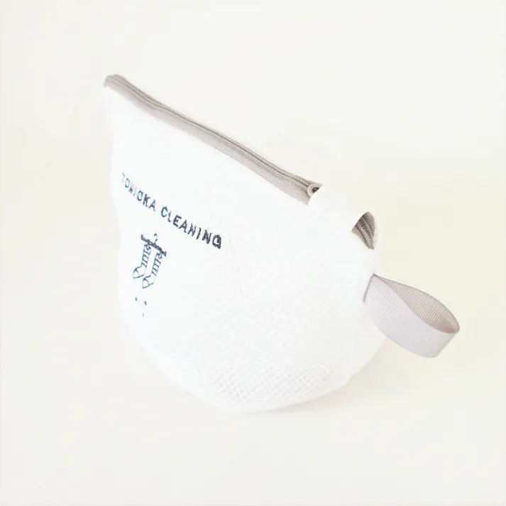 とみおかクリーニング ランドリーネット 舟型【ランドリー 洗濯ネット ブラジャー 小 かわいい 洗濯用品】