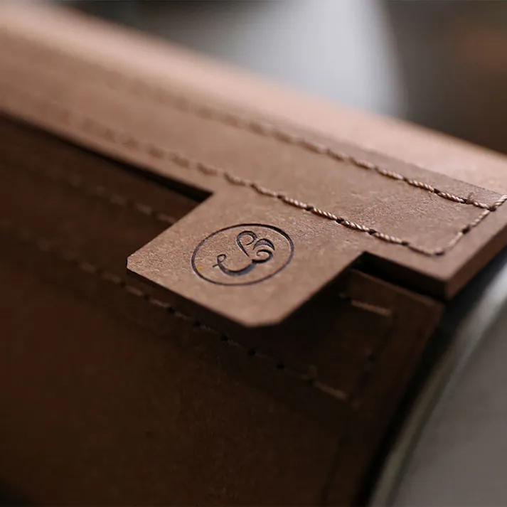 WPB CB缶カバー ボンデッドレザー【カセットボンベ ガス缶 カバー アウトドア グッズ】 ブラウン