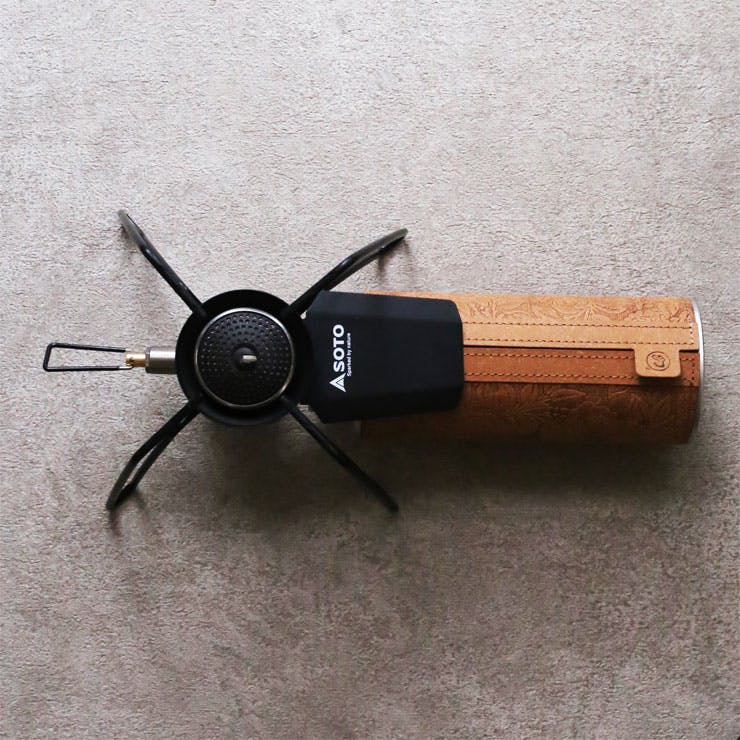 SomAbito ソマビト スペシャルエンボスレザー CB缶カバー ブラック WPB