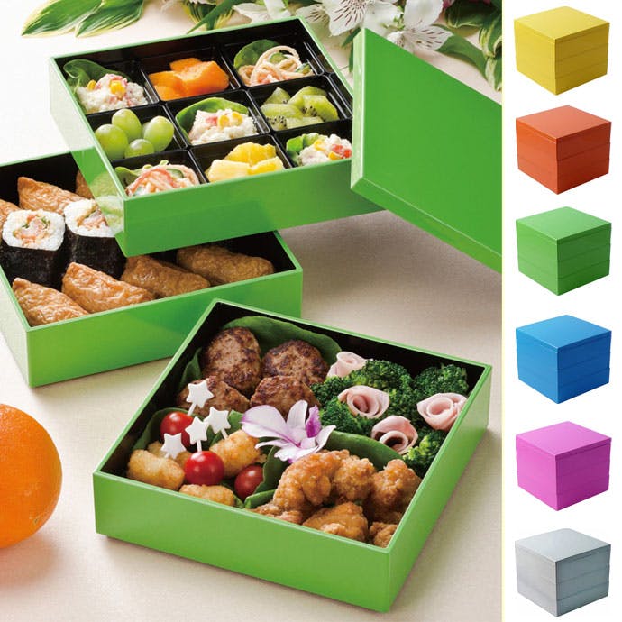 party box 180 パーティボックス180 3段 中子9個付き 福井クラフト【お