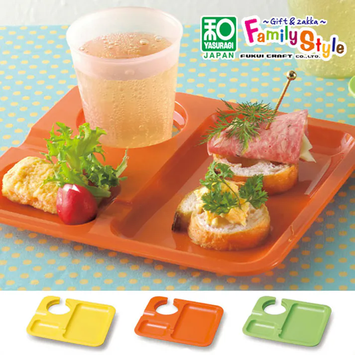 福井クラフト BBQトレー コップホルダー付き メール便【バーベキュートレー アウトドア 食器 皿 ワンプレート 日本製】