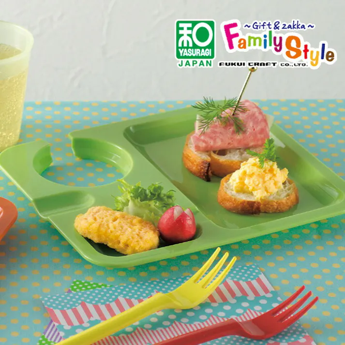 福井クラフト BBQトレー コップホルダー付き メール便【バーベキュートレー アウトドア 食器 皿 ワンプレート 日本製】