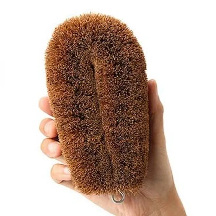 亀の子束子 4号 大【亀の子束子西尾商店 亀の子たわし 亀の子 たわし 束子 パーム キッチン 台所 日本製】