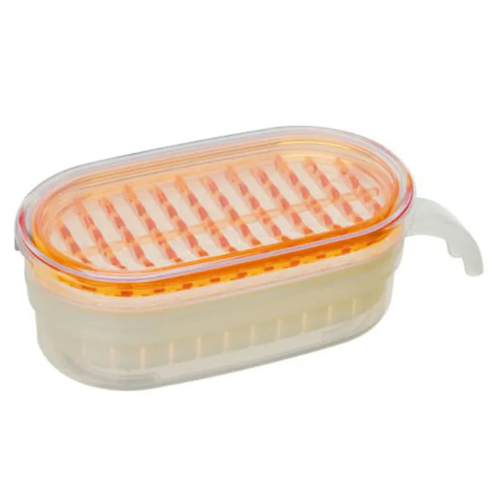 鬼おろし付き大根おろし器 フタ・スノコ付きセット【スケーター 鬼おろし器 大根おろし器 おろし器 すりおろし器 蓋付き 水切り セット 日本製】鬼おろし付水切り大根おろし