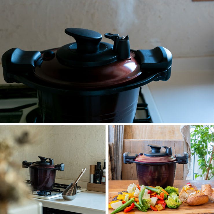 ククナ 低圧多機能鍋20cm 4l 2143-042 /l ククナ 低圧多機能鍋20cm 4l apideKKN-LV20H ククナ