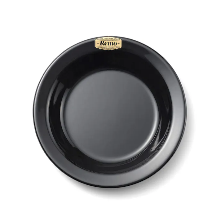 18cm プレート 富士ホーロー Remo レモ RM-18PL【皿 ラウンドプレート 食器 琺瑯 ほうろう アウトドア キャンプ バーベキュー】