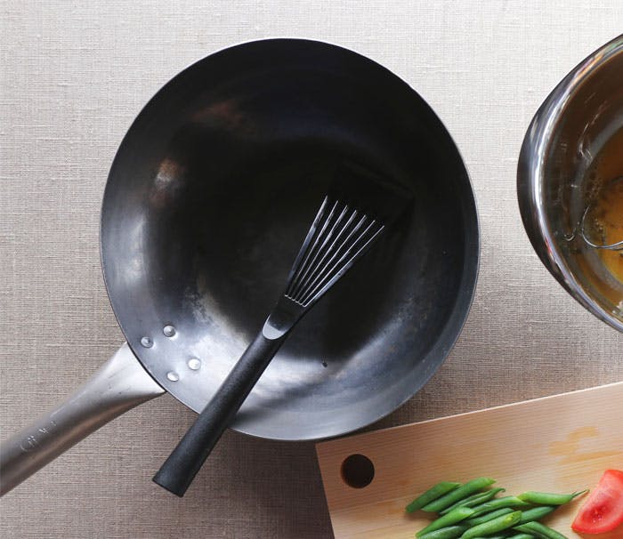 HANAKO 炒め鍋 27cm H-27 山田工業所 チタンハンドル ガス火専用