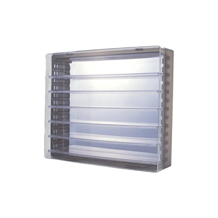 コレクションケース 壁掛け 背面ミラー 可動棚 K606 伊勢藤 ISETO I-254 イセトー【フィギュア ケース ミニカー 人形 収納 棚 ウォールラック 子供部屋】 クリアブラック