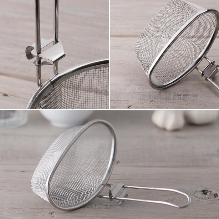 貝印 セレクト100 ゆでざる DH3009【ざる ステンレス 取っ手付き