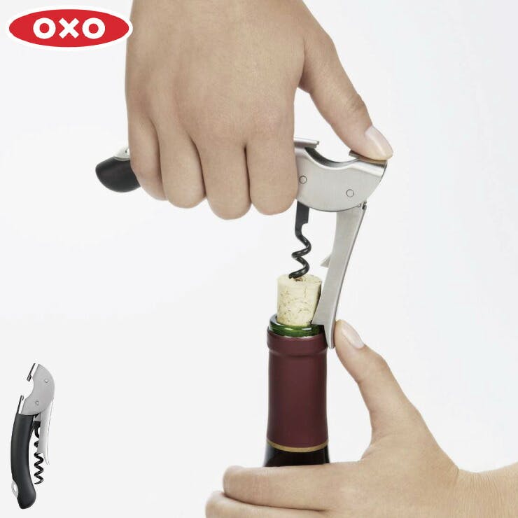 オクソー ソムリエナイフ OXO 3110200【オープナー ワインオープナー 栓抜き コルク抜き コルクスクリュー カッター ワイングッズ】ソムリエナイフ  | 包丁・ハサミ・調理器具・製菓用品 通販 | ホームセンターのカインズ