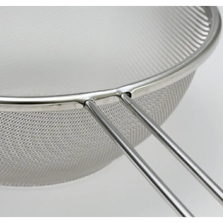 プレッセンス 基本のざる 手付き 19cm 16メッシュ 18-8ステンレス PRESSENCE 13107418【調理ツール 下ごしらえ ザル ハンドル付き 日本製】