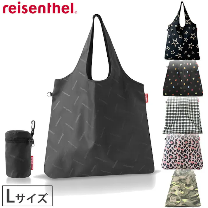 reisenthel ライゼンタール ミニマキシショッパー Lサイズ mini maxi shopper Lsize【エコバッグ 折りたたみ トートバッグ ショルダーバッグ 買い物バッグ ショッピングバッグ レディース 大容量】 ドット