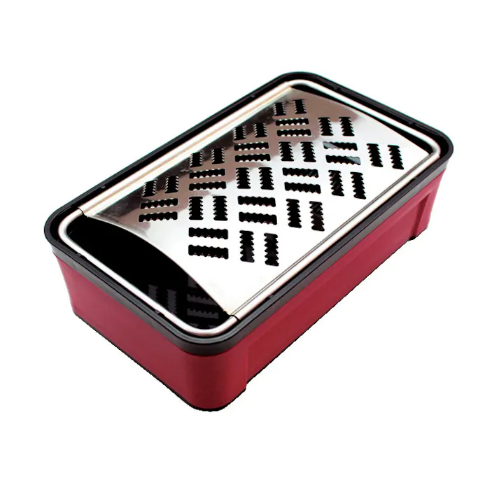 サンクラフト スーパーおろし器 快菜 グリーン・ホワイト SSK-10/ブラック・レッド SSK-11【大根おろし 薬味 おろし器 離乳食 調理 日本製 調理ツール】ブラック&レッド