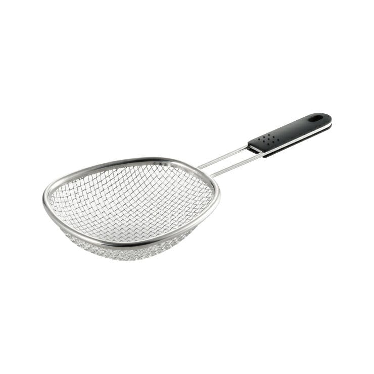 天ぷら名人 すくい油きり TM-01【油切り ステンレスザル 手付きザル ざる ステンレス 取っ手付き 揚げ物 調理ツール 揚げザル】