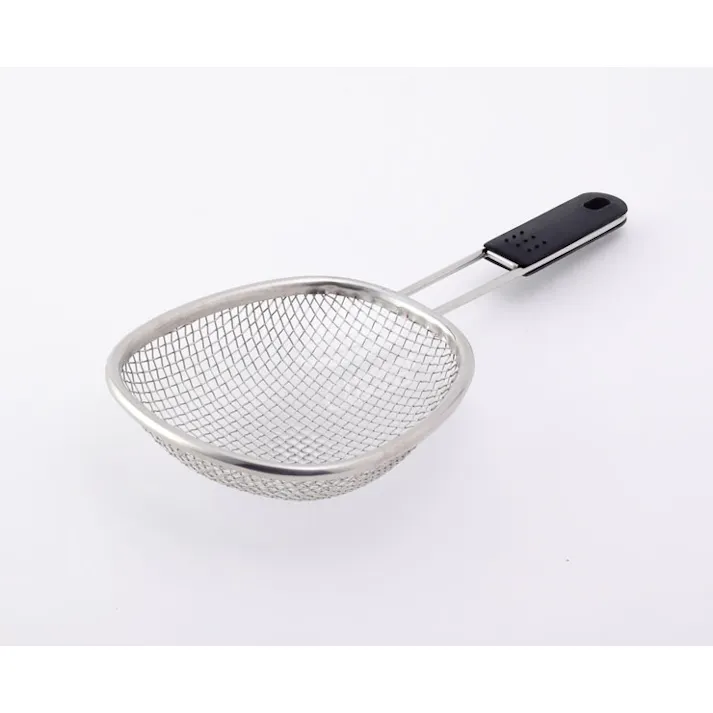天ぷら名人 すくい油きり TM-01【油切り ステンレスザル 手付きザル ざる ステンレス 取っ手付き 揚げ物 調理ツール 揚げザル】
