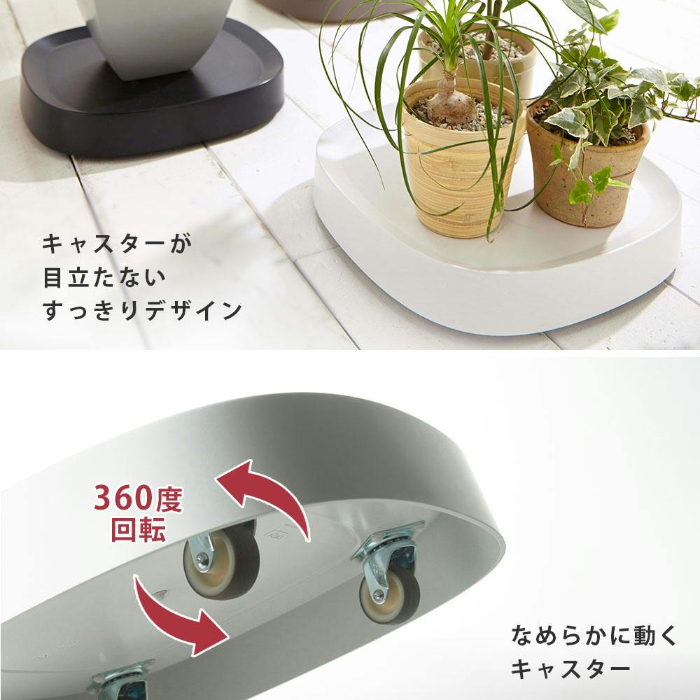 ティディ プランタブル 植木鉢トレイ キャスター付き tidy Plantable アッシュコンセプト テラモト【台車 鉢皿 26cm 鉢 スタンド  角型 トレー プランタースタンド 観葉植物 鉢台 受け皿 室内 インテリア】ホワイト | 鉢・プランター・花台・温室 | ホームセンター通販 ...