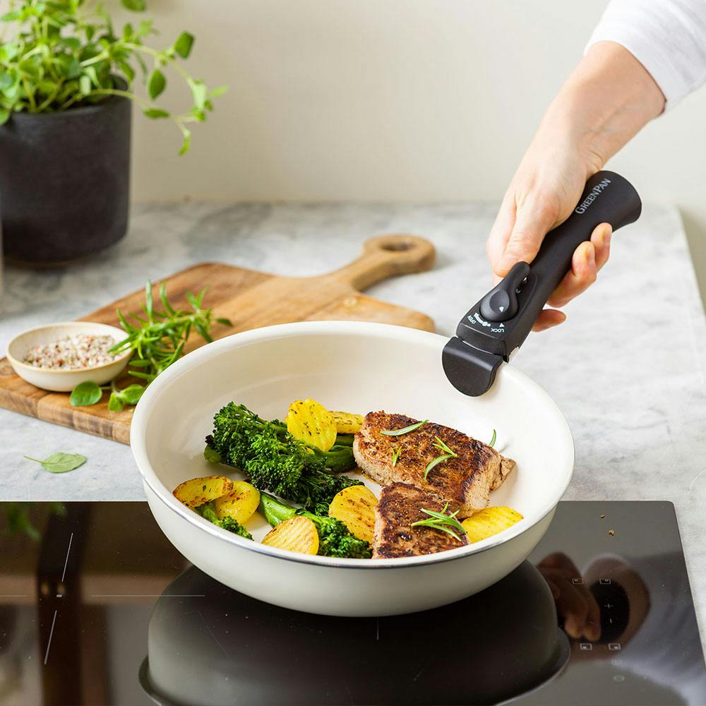 グリーンパン　クリックシェフ 2点セット(フライパン26cm)【新品・未使用】 GREEN PAN CLICK CHEF SET 4 / グリーンパン クリックシェフ 4点