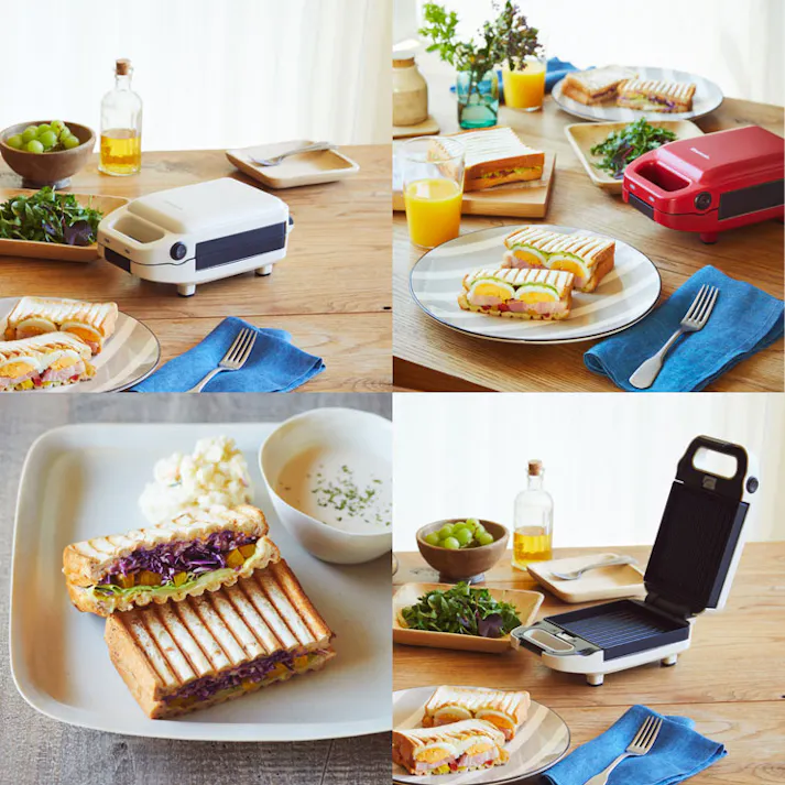 ビタントニオ 厚焼きホットサンドベーカー グード VHS-10【ホットサンドメーカー 厚焼き 電気 キッチン家電 Vitantonio gooood】 エッグ