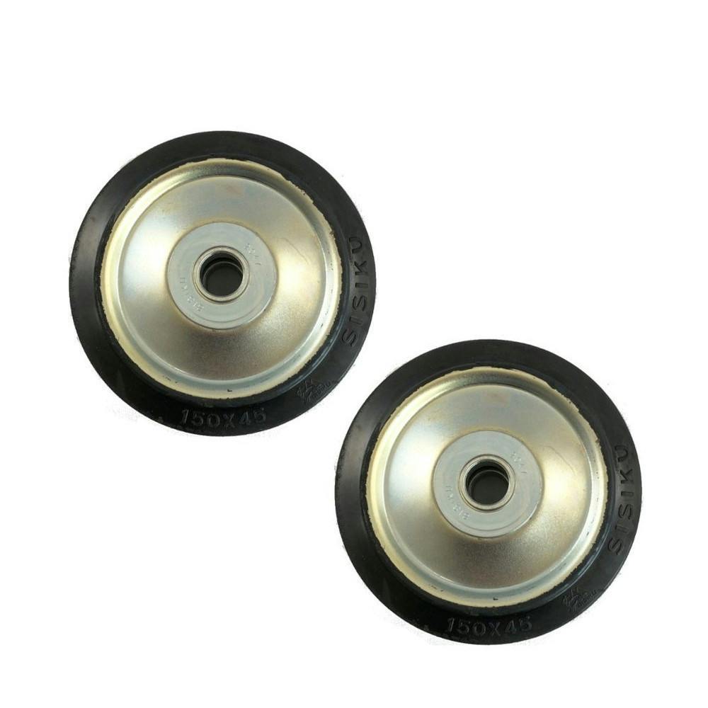 台車・キャスター用ゴム車輪 外径150mm W-150 シシクアドクライス 2個セット 農業用作業用品 台車・キャスター用ゴム車輪 外径150mm W-150 シシクアドクライス 2個セット 農業用作業用品