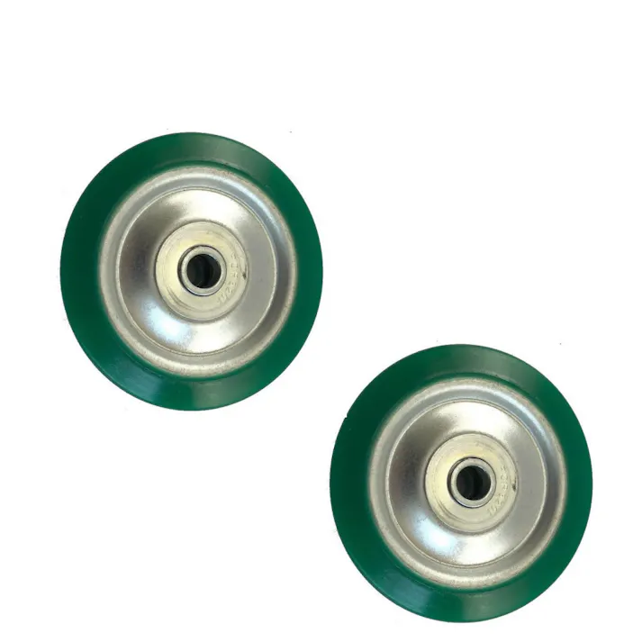 台車・キャスター用ウレタン車輪 外径100mm UW-100 シシクアドクライス 2個セット