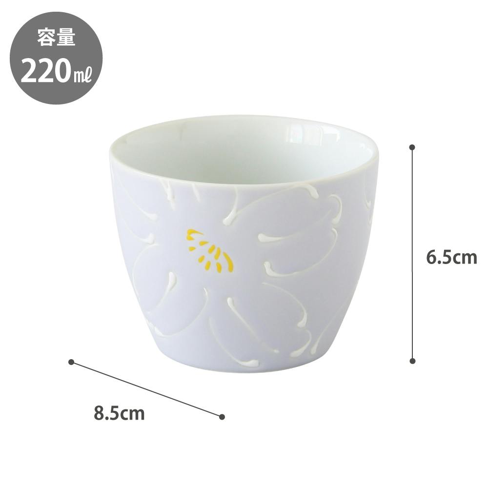 花霞 フリーカップ 波佐見焼 藍花【湯呑 ティーカップ コップ デザート