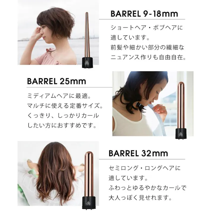 【アウトレット】Sunruck fascinate 6イン1 ホットカーラー FN-KF020-6P