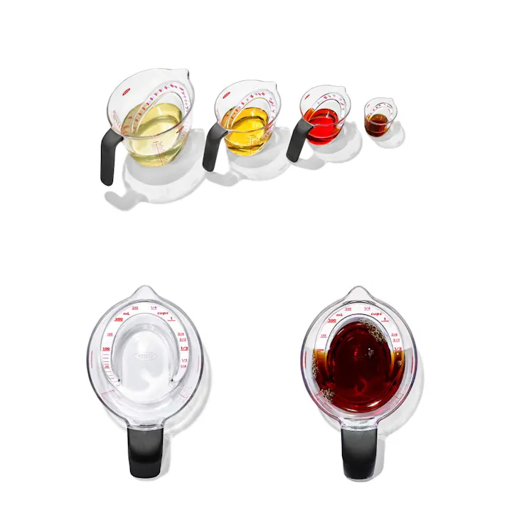 オクソー アングルドメジャーカップ 小 1カップ 250ml OXO 05078090【計量カップ 耐熱 レンジ メジャーカップ 目盛付き 食洗機対応】
