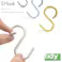 ティディ エスフック 3個入 tidy S Hook アッシュコンセプト テラモト【S字フック 小物収納 吊り下げ収納 物干し 小物掛け フック キッチン 台所 浴室 バスルーム 収納 外れにくい】 ウォームブルー