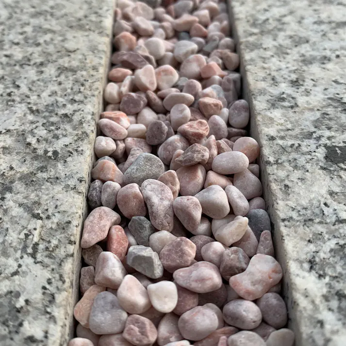 TAIKOH 美仙ピンク 2分 5-7mm 10kg 天然大理石 化粧砂利 ピンク 桃色 玉石 小