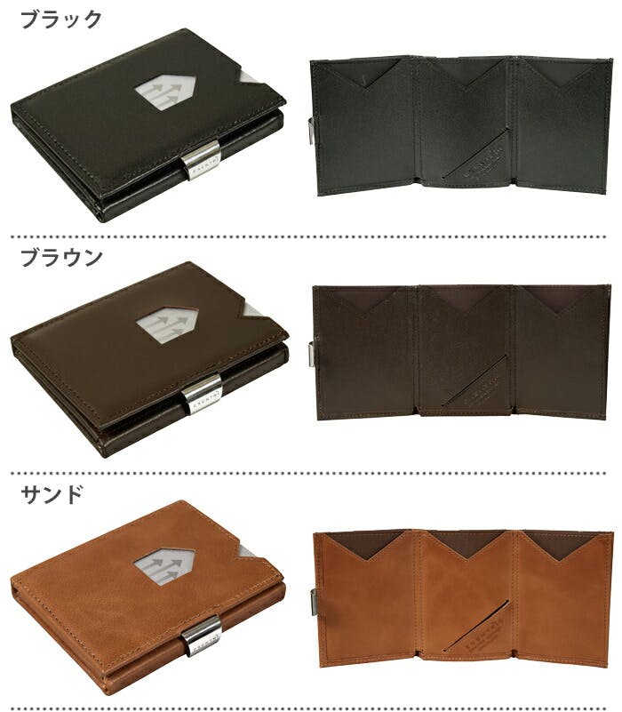 EXENTRI エキセントリ ミニマルウォレット スキミング防止 RFID