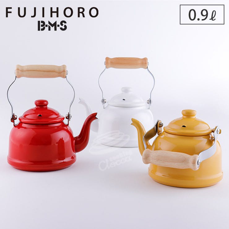 富士ホーロー ビームス ミニ ケトル ホーロー 0.9L IH対応 BMS09TK