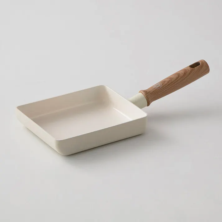 グリーンシェフ ビンテージ ホワイト エッグパン ガス火 IH対応 CC004465-104 greenchef【フライパン 卵焼き 玉子焼き器 IH 直火 ダイヤモンド セラミックコーティング PFOA PFAS フリー 食洗機対応】