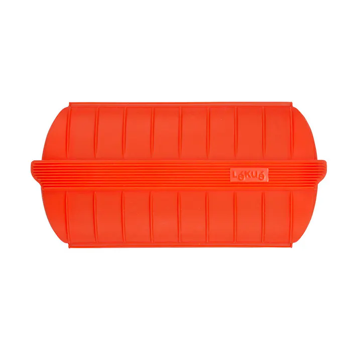 ルクエ スチームケース SS レシピ付き Lekue 7203【蒸し器 シリコンスチーマー 電子レンジ調理器 オーブン調理 食洗機対応】 レッド