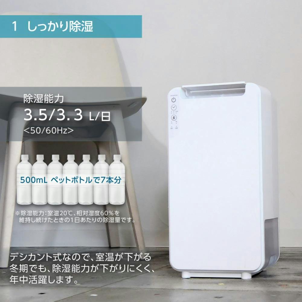 モノラック MONOLUCK 衣類乾燥除湿機 air dryer DDS03【衣類乾燥機 除湿機 デシカント式 部屋干し カビ対策 湿気 洗濯 軽量  コンパクト 持ち運び リビング クローゼット 生活家電】 | 空調・季節家電 通販 | ホームセンターのカインズ