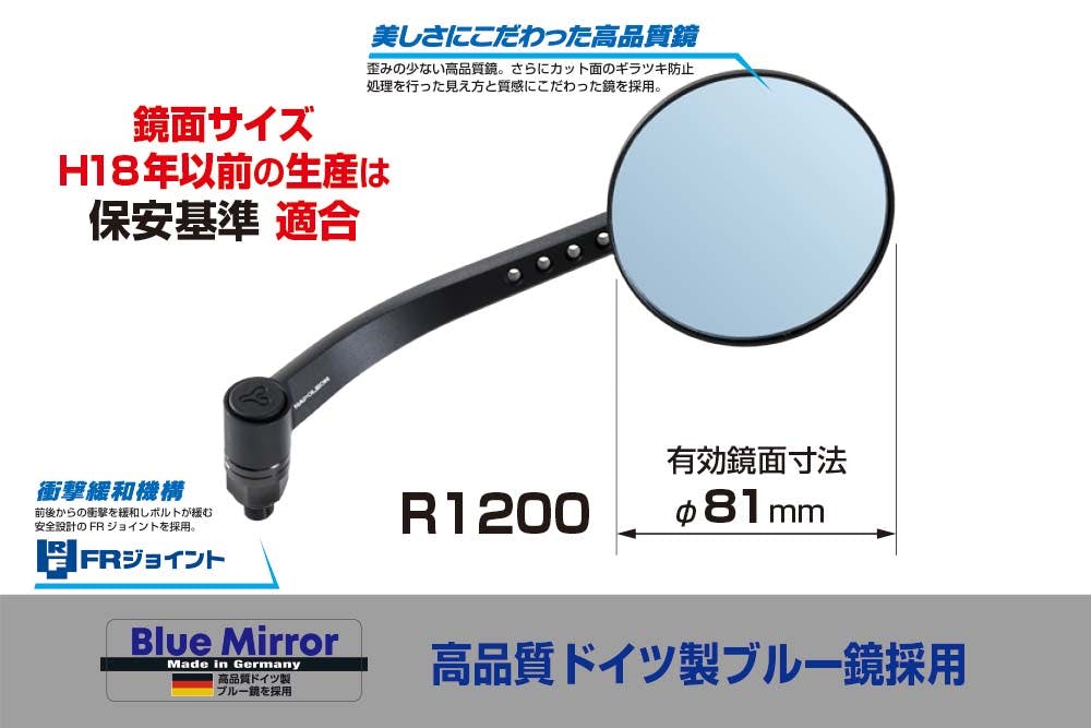 TANAX タナックス 46ミラー2R NA-018R | 通販 | ホームセンターのカインズ