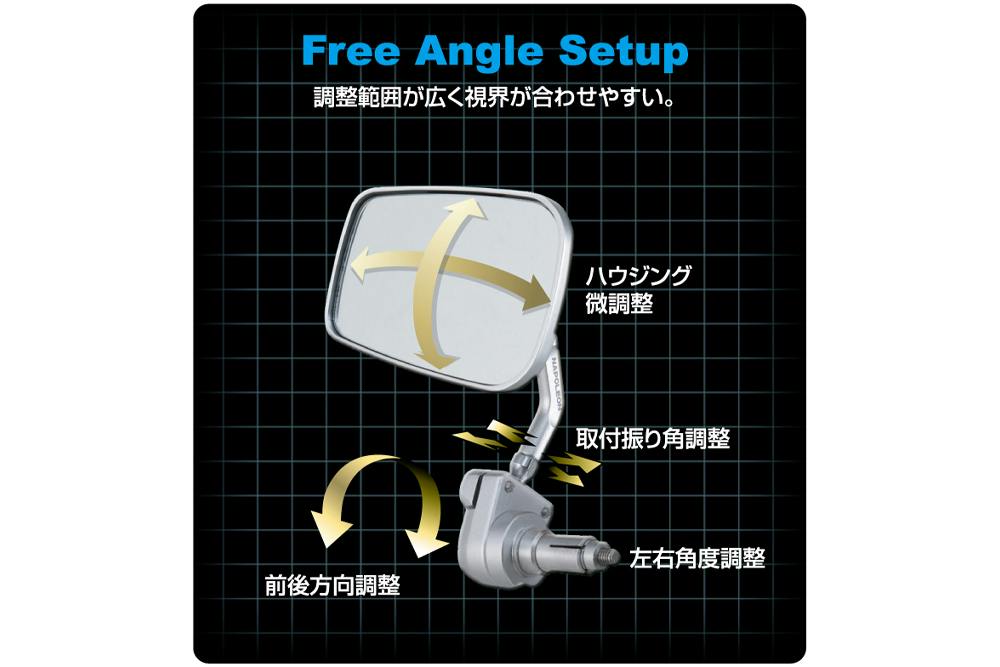 TANAX タナックス バレンネオミラーC (ブラック) ANC-104 | 通販