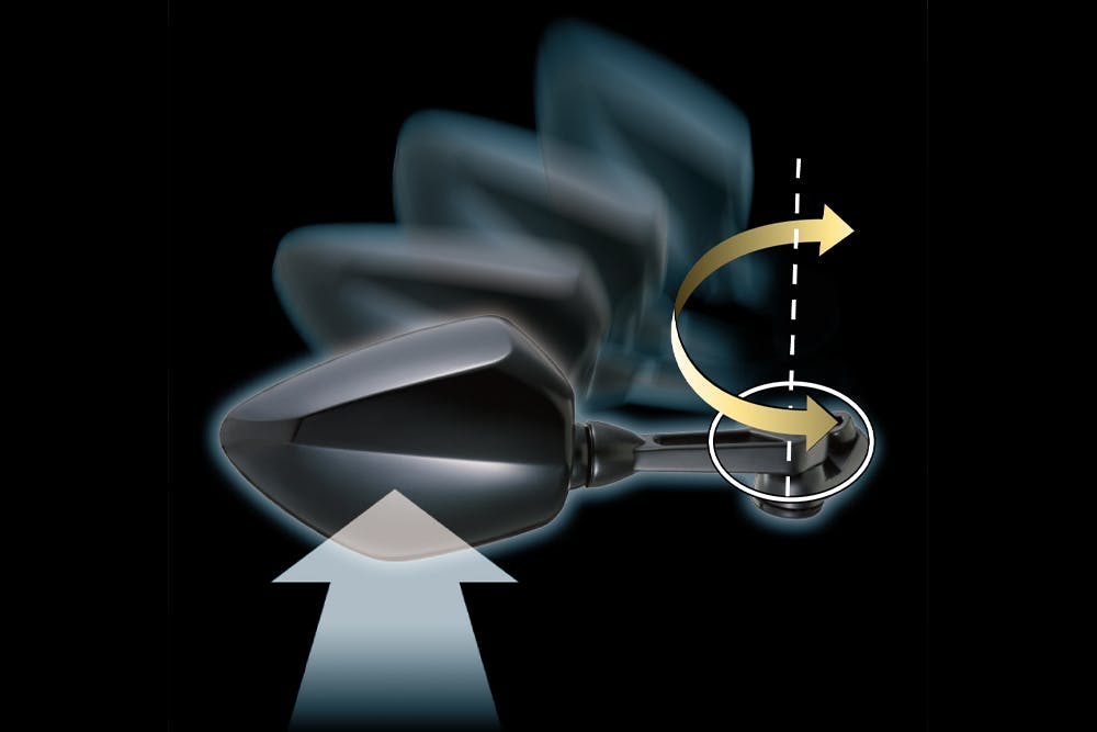 TANAX タナックス シャークミラー1B (左) AOS-104-10BL | 通販